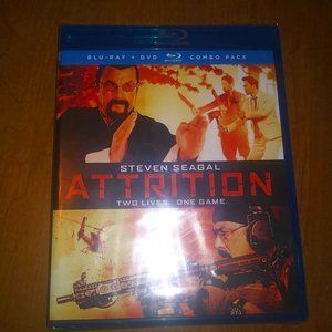 ATTRITION.. STEVEN SEAGAL BLU-RAY/DVD. BRAND NEW SEALED